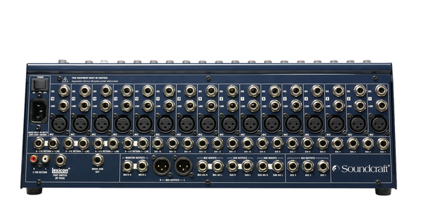 FX16II MIXER - 16 INPUTS, 16 MONO MIC CHANNELS, 4 STEREO RETURNS, 32 FX SETTINGS